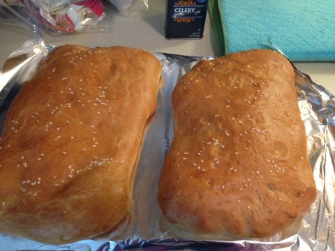 My fully baked loaves! This was also my first time baking bread from scratch and it was super easy.